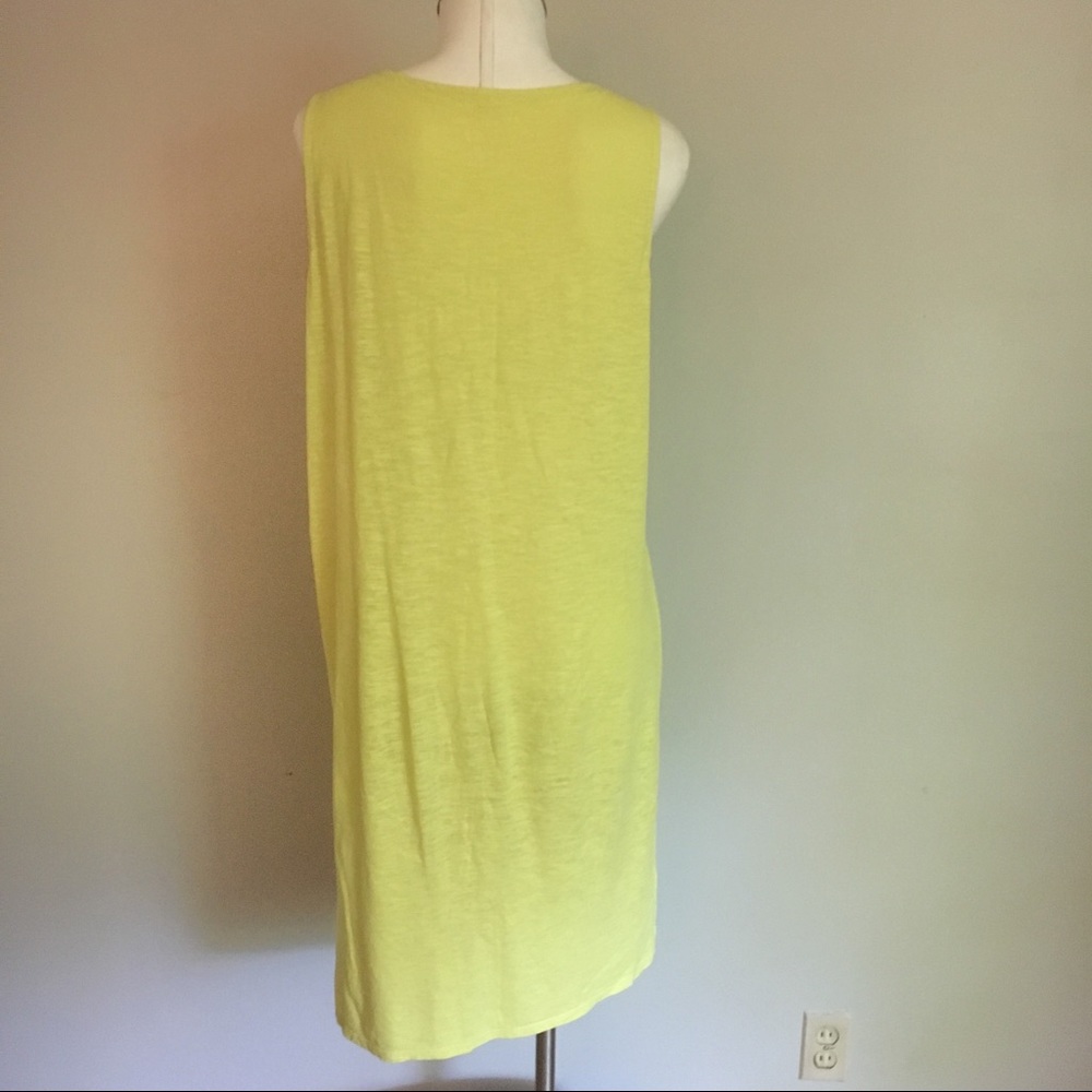 Eileen Fisher Hemp Twist Henley Tank Dress - Picture 4 of 8